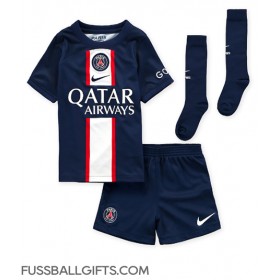 Paris Saint-Germain Sergio Ramos #4 Fußballbekleidung Heimtrikot Kinder 2022-23 Kurzarm (+ kurze hosen)